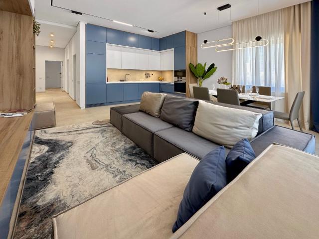 Premium apartment in a residential complex with a swimming pool located in Becici, a suburb of Budva