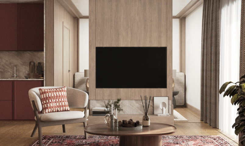 Ready-made one-bedroom apartment in a new residential complex in Kolasin. 