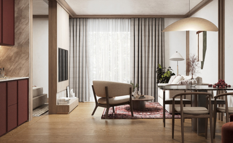 Ready-made one-bedroom apartment in a new residential complex in Kolasin. 