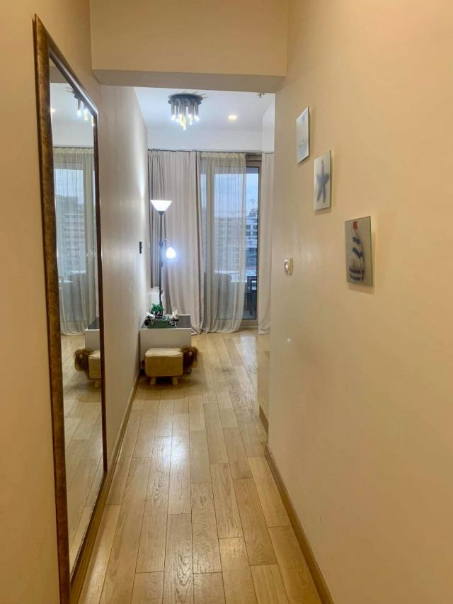 Apartment with 1 bedroom on the first line in Budva with sea views. 