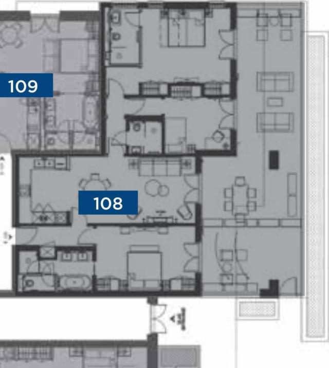Apartment with 3 bedrooms in Porto Montenegro