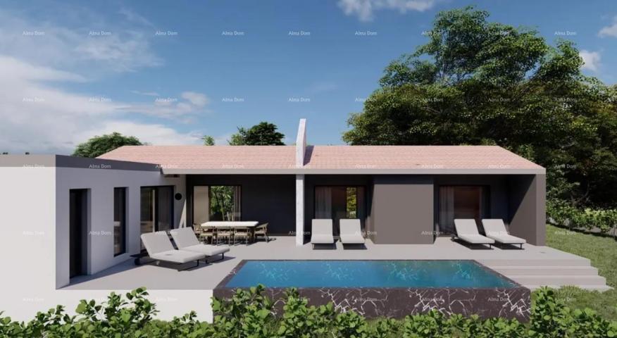 Haus Verkauf eines modernen Bungalows, 2 km vom Strand entfernt, in der Nähe von Duga Uvala!