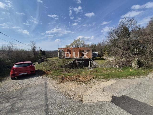 OTOK KRK, ŠILO (okolica) - prodaja samostojeće kuće u izgradnji, snižena cijena