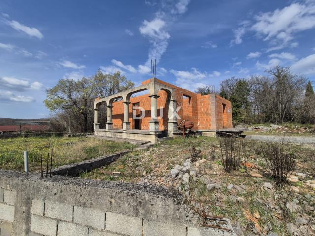 OTOK KRK, ŠILO (okolica) - prodaja samostojeće kuće u izgradnji, snižena cijena