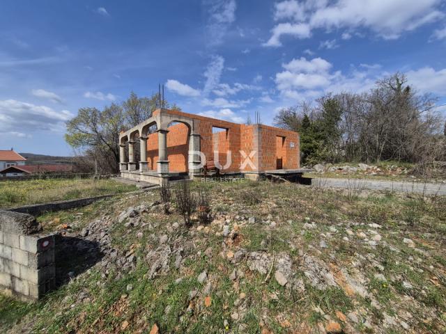 OTOK KRK, ŠILO (okolica) - prodaja samostojeće kuće u izgradnji, snižena cijena