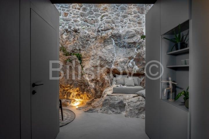 Brač, Murvica novouređen stan 34 m2, panoramski pogled na more