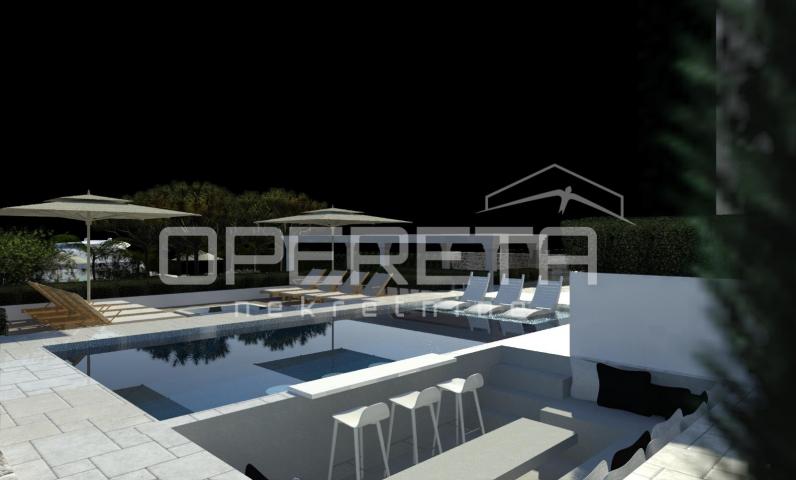 Pašman - građevinsko zemljište 1157 m², prvi red do mora