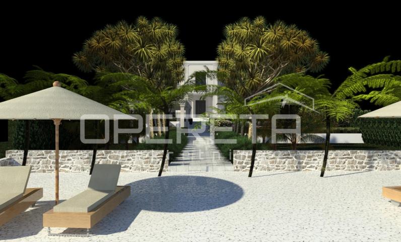 Pašman - građevinsko zemljište 1157 m², prvi red do mora