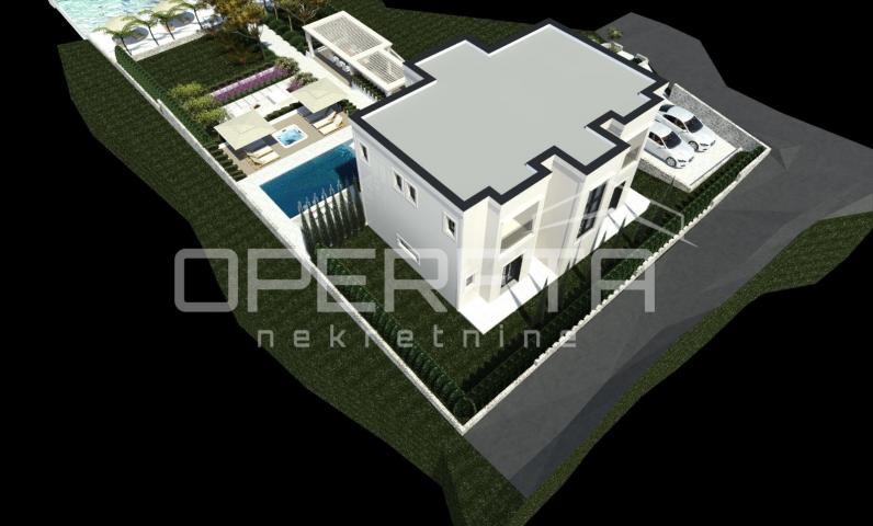 Pašman - građevinsko zemljište 1157 m², prvi red do mora