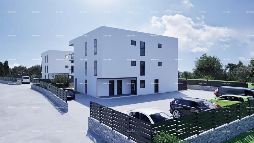 Wohnung Zu verkaufen – moderne, neue Wohnungen in Peroj mit Meerblick und 2 Parkplätzen.