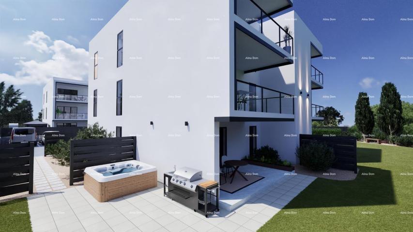 Wohnung Zu verkaufen – moderne, neue Wohnungen in Peroj mit Meerblick und 2 Parkplätzen.