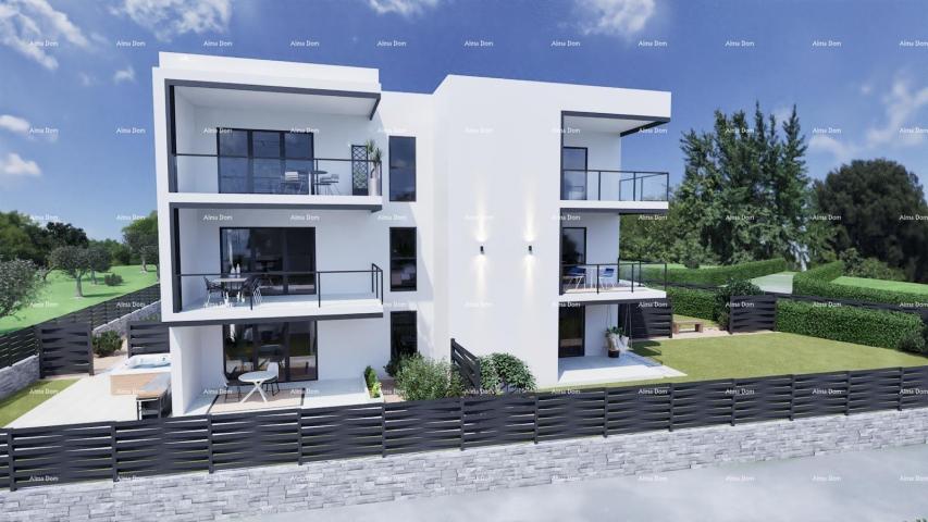 Wohnung Zu verkaufen – moderne, neue Wohnungen in Peroj mit Meerblick und 2 Parkplätzen.