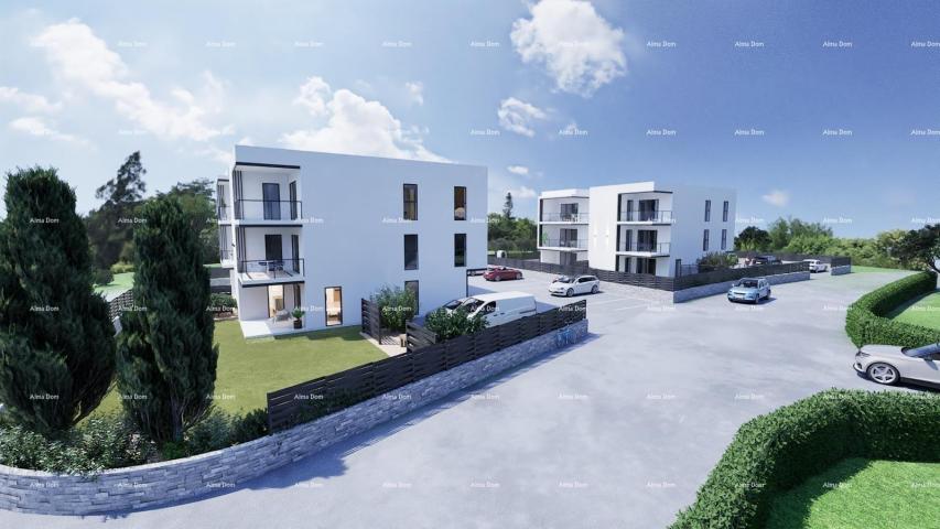 Wohnung Zu verkaufen – moderne, neue Wohnungen in Peroj mit Meerblick und 2 Parkplätzen.