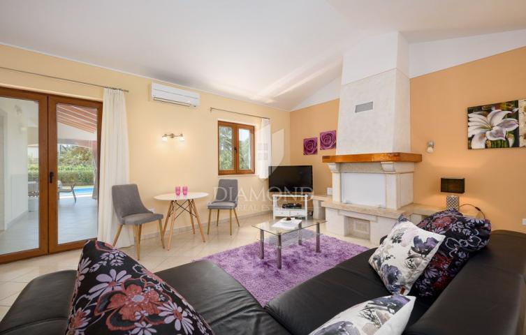 Poreč, okolica, villa s bazenom okružena zelenilom