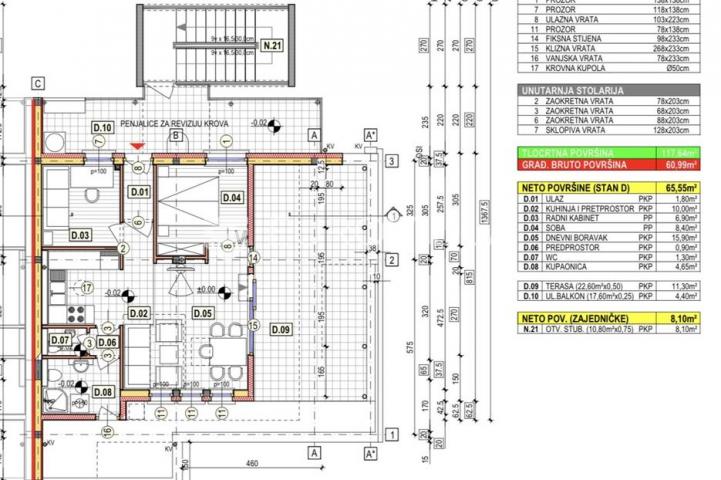 Pag, Proboj Košljun, građevinsko zemljište s građevinskom dozvolom 200 m od mora