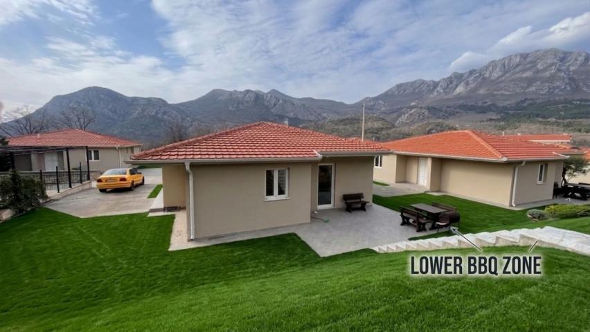 A 138 m² house is for sale in a cozy gated community in Bar, Montenegro.