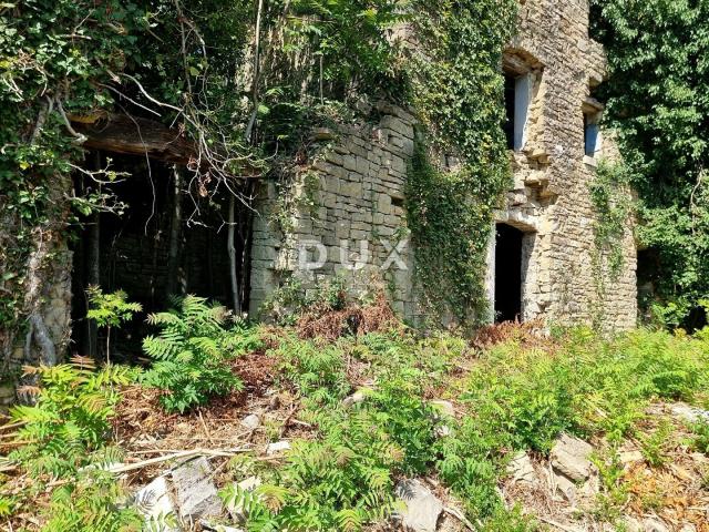ISTRA, GROŽNJAN - Građevinsko zemljište na osami s panoramskim pogledom