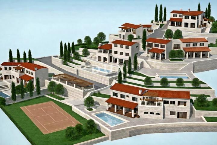 ISTRA, GROŽNJAN - Građevinsko zemljište na osami s panoramskim pogledom