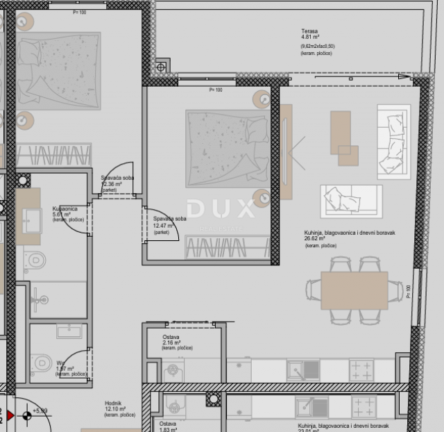 ISTRA, POREČ - Suvremeni stan 2S+DB u novom projektu, blizu mora, mogućnost finaciranja kreditom