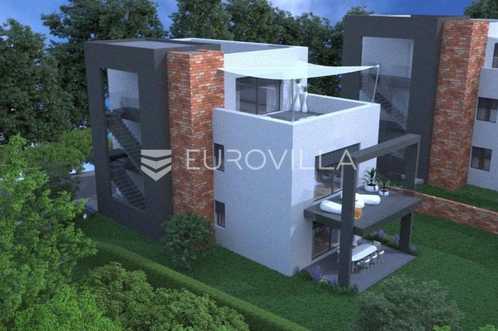 Zagreb, Maksimir, NOVOGRADNJA, moderan četverosoban stan 145,41 m² s vrtom