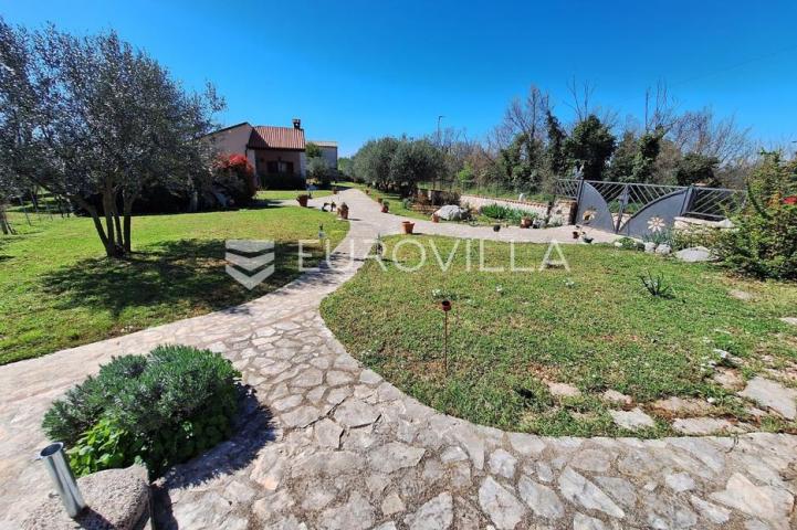 Istra, Buje okolica, šarmantna samostojeća kuća s velikom okućnicom i investicijskim potencijalom