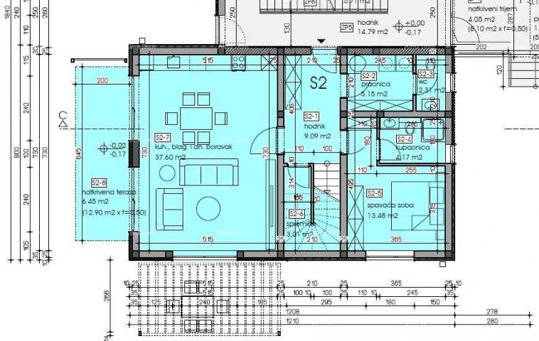 Apartment Sale of a luxurious duplex apartment with a pool, Tar! S2