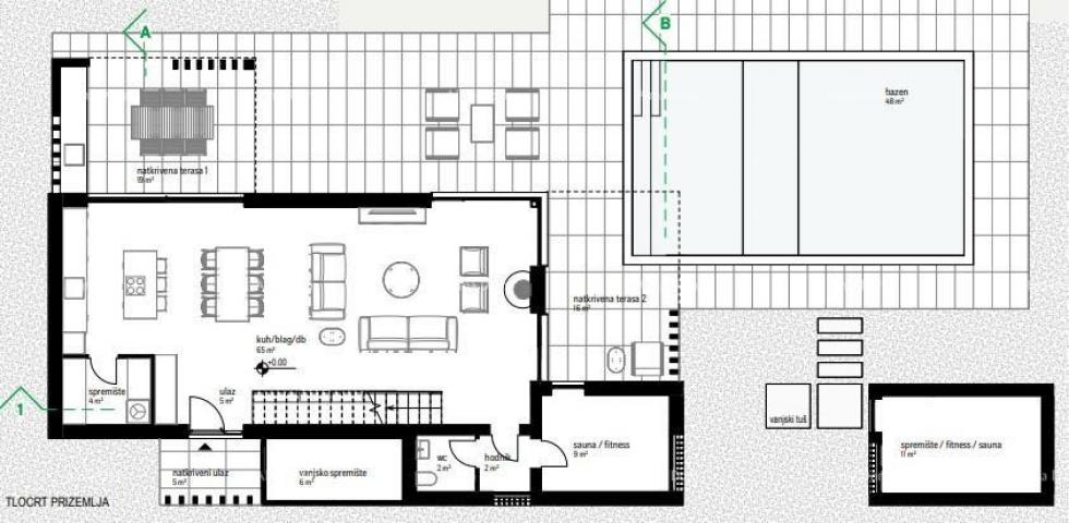 Kuća Prodaja samostojećih vila s bazenom u luksuznom, stambenom projektu, Labin!