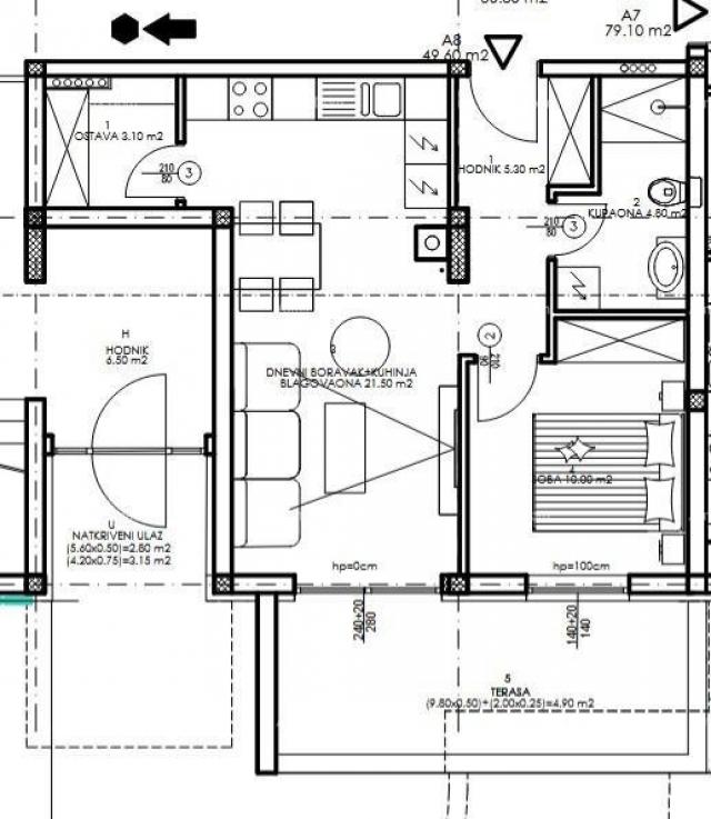 Stan Prodaja- stan u novom stambenom projektu, Pula, Veli Vrh!
