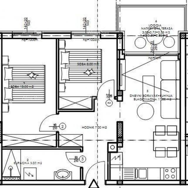 Wohnung Verkauf - Wohnung im neuen Wohnprojekt, Pula, Veli Vrh!