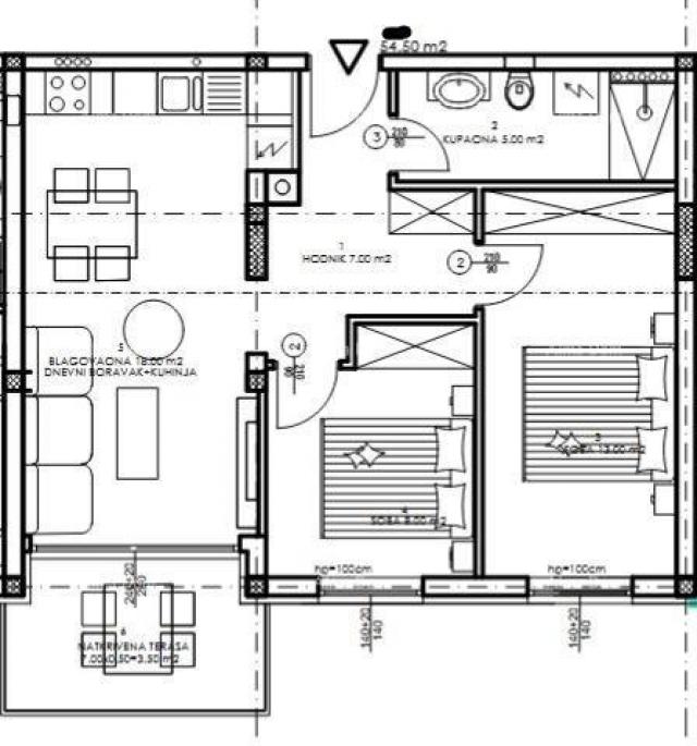 Wohnung Verkauf - Wohnung in neuem Wohnprojekt, Pula, Veli Vrh!