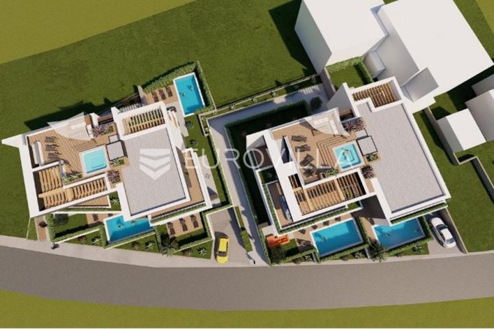 Zadar, Nin, građevinsko zemljište s projektom na izvrsnoj lokaciji