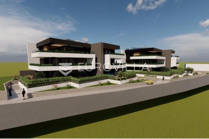Zadar, Nin, građevinsko zemljište s projektom na izvrsnoj lokaciji