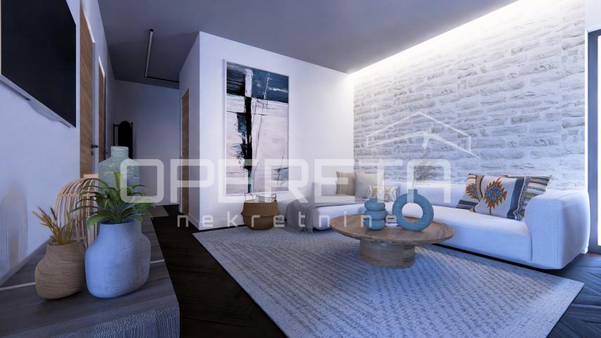 Petrčane – luksuzni penthouse, 30 m od mora