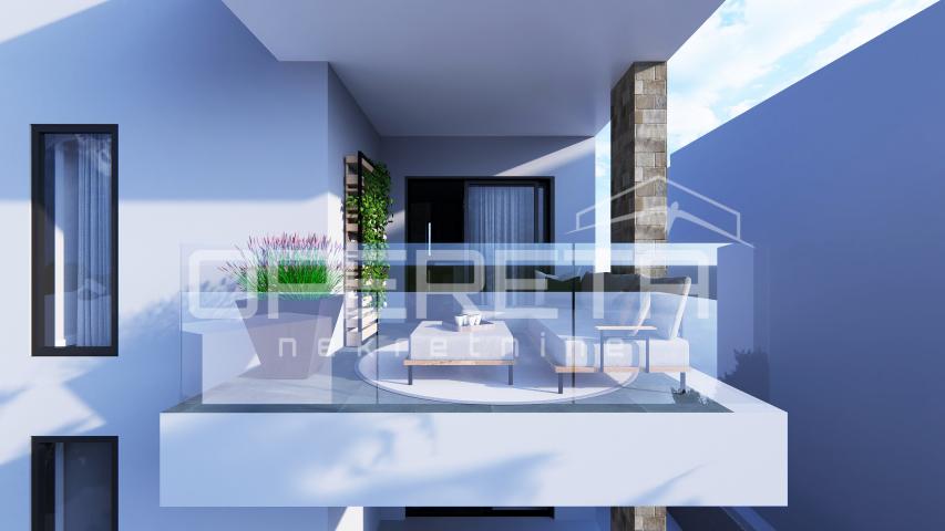 Petrčane – luksuzni penthouse, 30 m od mora