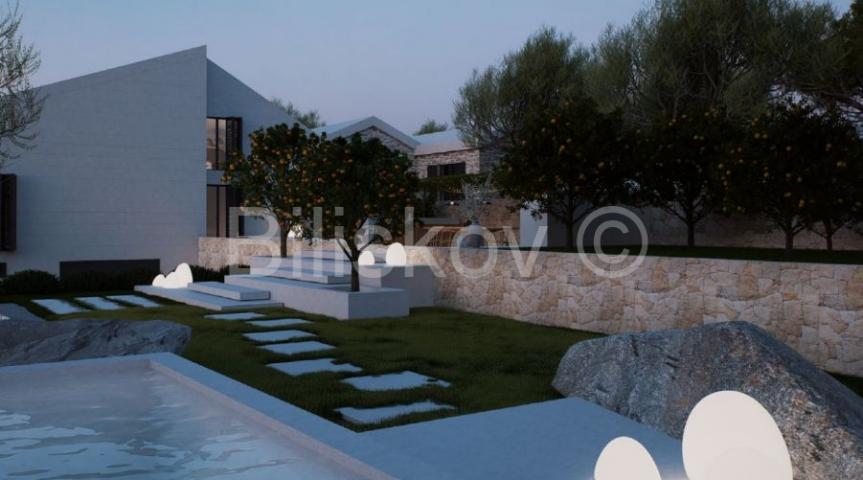 Prodaja, luksuzna villa sa panoramskim pogledom, Supetar