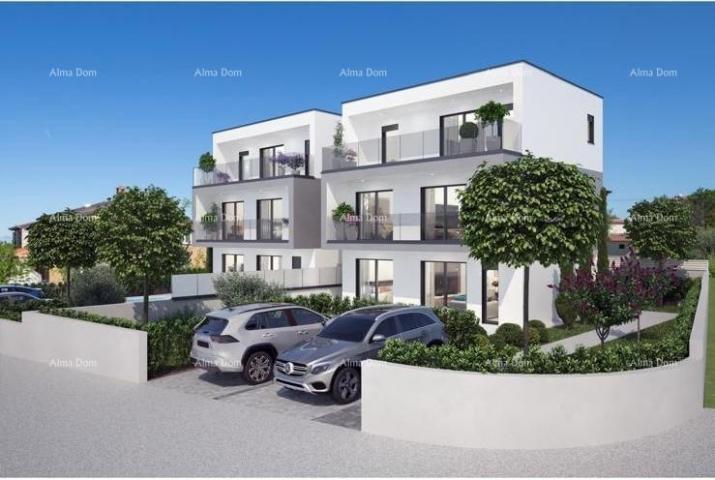 Stan Poreč, Žbandaj, Dvoetažni stan 89 m² u novogradnji