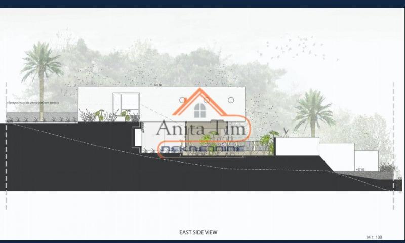 Sutivan- građevinsko zemljište 600m2 sa projektom