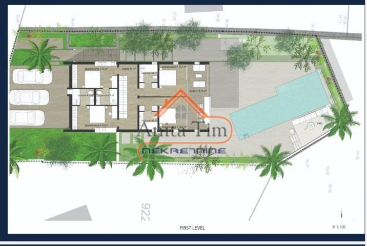 Sutivan- građevinsko zemljište 600m2 sa projektom