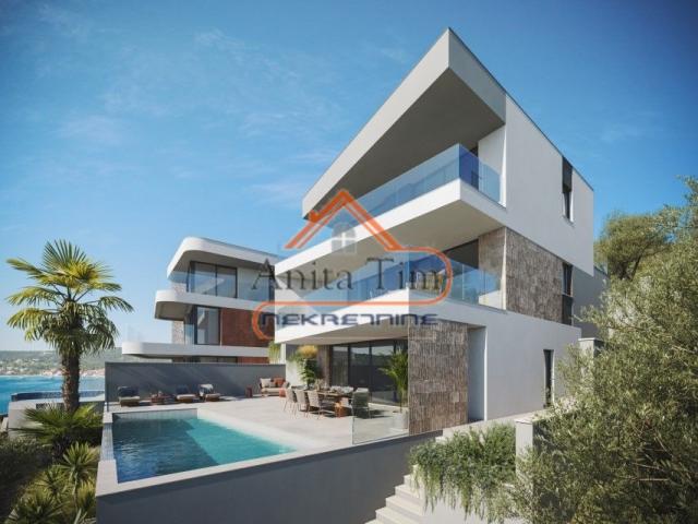 VINIŠĆE-PROJEKT  -VILA ,1 RED DO MORA