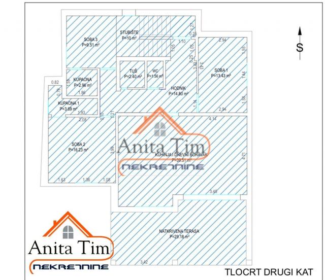 Jesenice, luksuzan penthouse,278.00 m2, novogradnja, terasa, bazen