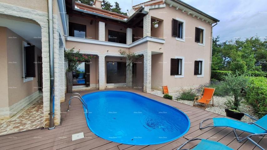 Haus Wunderschönes Familienhaus mit Meerblick – Veprinac, Opatija