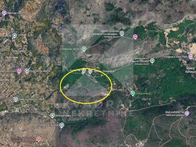 Prodaja, Zemljište, Podgorica, Doljani, 1040m2