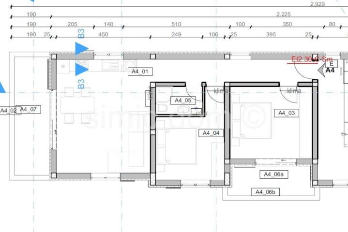 Novi apartman blizu mora i sadržaja, Murter