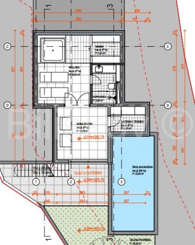 Prodaja, zemljište s projektom za vilu, Sevid