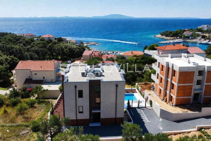 Pag, Jakišnica, apartman A2 s predivnim pogledom u luksuznoj novogradnji, 63,79 m²