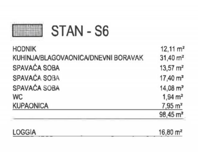 PRVI RED DO MORA – NOVOGRADNJA  – ČIOVO/OKRUG GORNJI