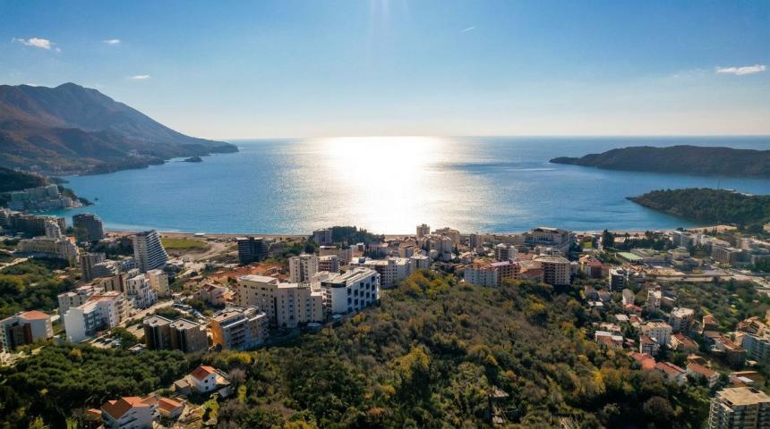 Ekskluzivno investiciono zemljište 990 m² sa pogledom na more – Bečići, Ivanovići (P+5, maksimalna b