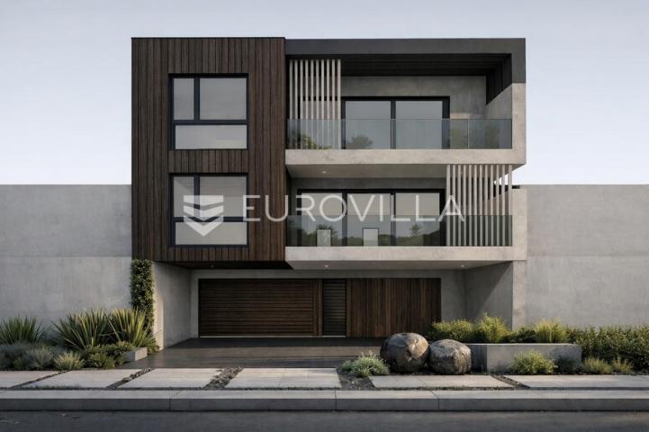 Osijek, Centar, četverosoban stan na 2. katu urbane vile modernog dizajna, 162 m²