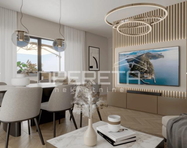 Split, Duilovo, rezidencijalni penthouse, privatni bazen, vrt, 300 m² vanjskih p