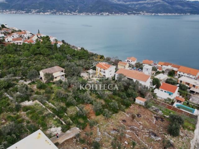 Odličan, urbanizovan plac sa pogledom na more - Krašići, Tivat